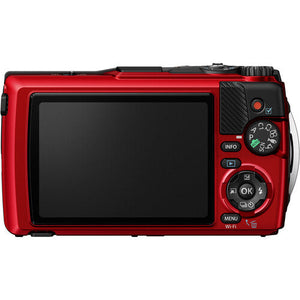 OM System Tough TG-7 Digital Camera (Red)